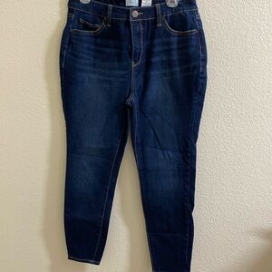 Time And Try 10 Short Dark Denim Jeans 26” Inseam